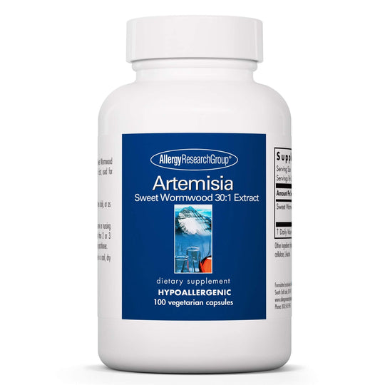 Allergy Research Group Artemisia Dietary Supplement – Microbial Balance, Sweet Wormwood Extract, Hypoallergenic, Gluten Free | Vegetarian Capsules – 100 Count