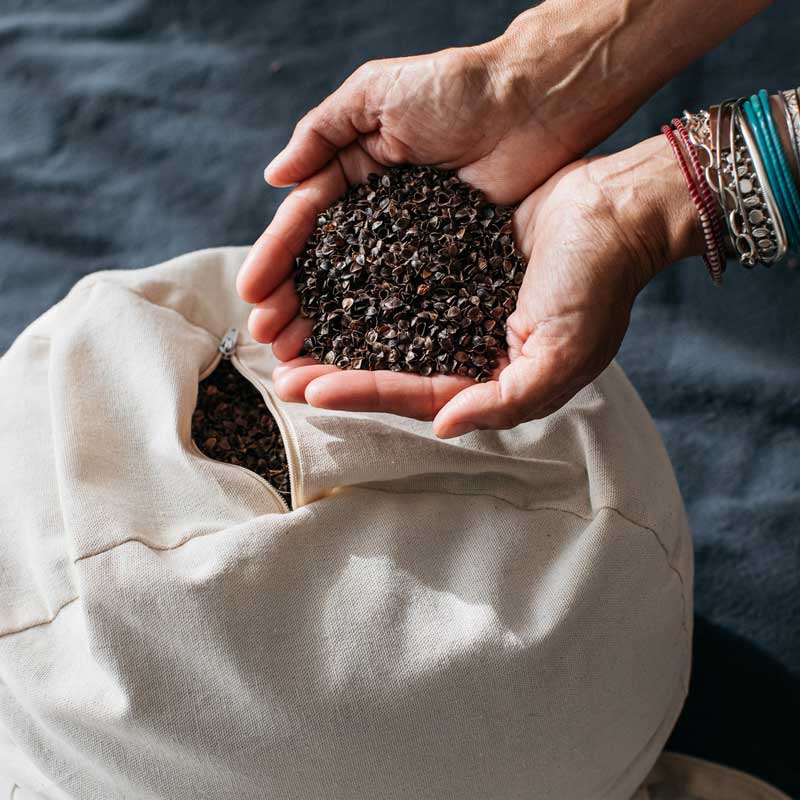 yoga gift - meditation cushion - white natural linen meditation cushion - best gift for yogis - meditation essentials