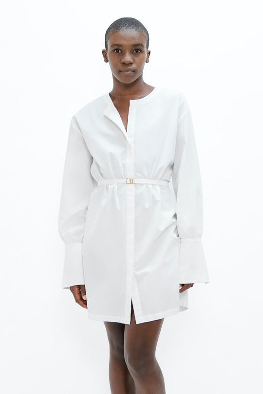 Short Dress - White Dove