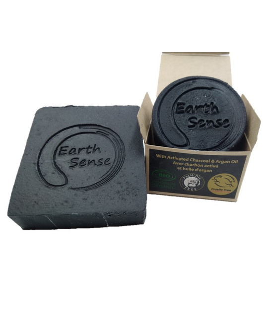 Spa Noir Solid Soap with activated charcoal