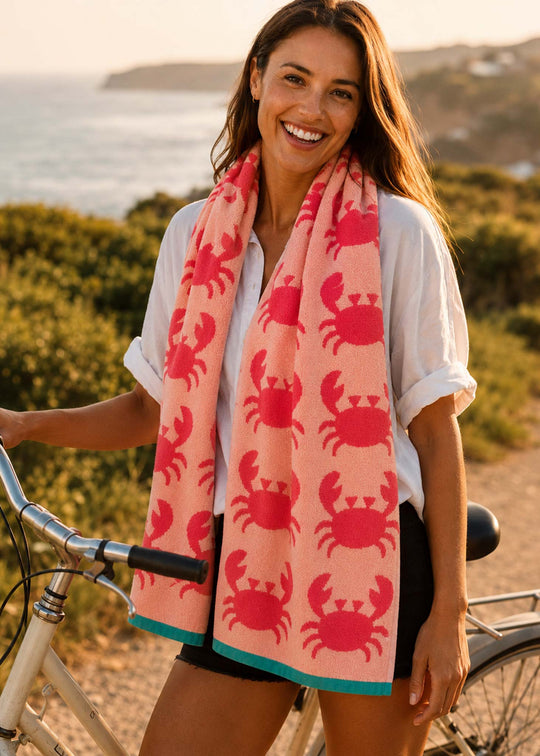 Crabs Organic Cotton Towels