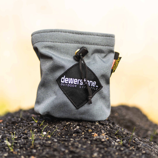 dewerstone x Organic Climbing Large Block Chalk Bag - Charcoal