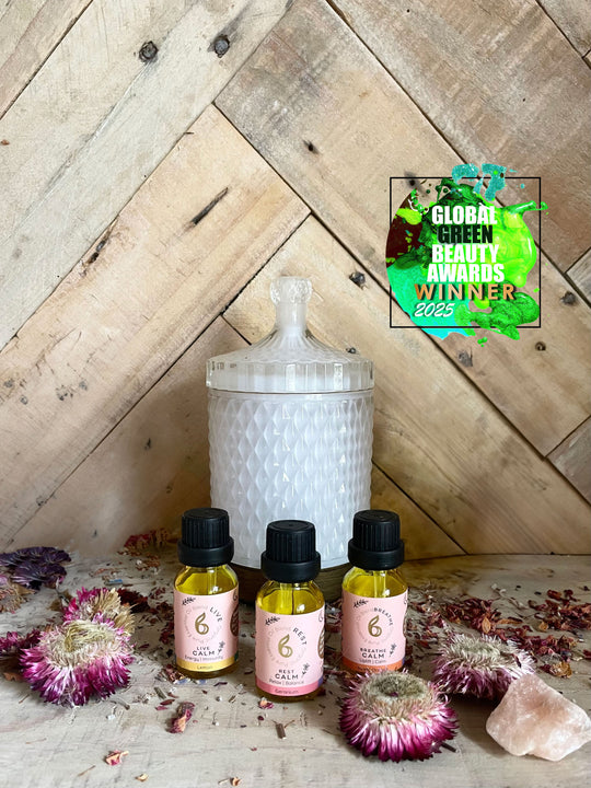 Aroma Diffuser with Blended Oil Steps - Stress relief, Energy Boost, Sleep & Hormone Balance
