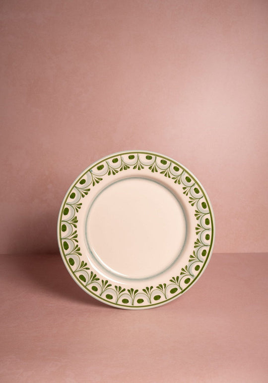 Cordelia Dinner Plate, Green Set of 4