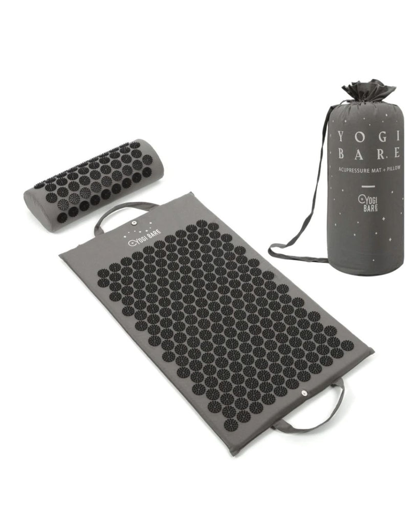 acupressure mat and pillow set _ shakti mat with spikes for massage _ mat with spikes for body relaxation