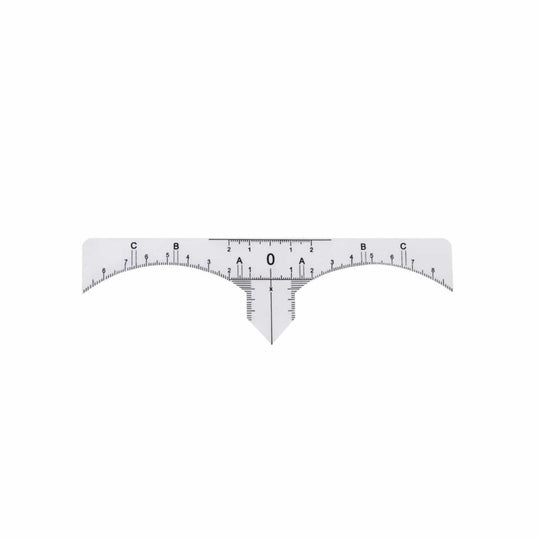 Eyebrow Measuring Ruler - Sticker 25 pcs
