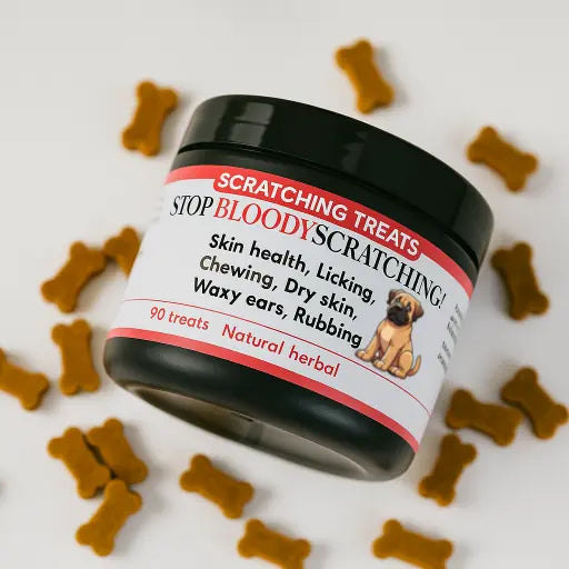 dogs supplements for healthier skin - pet supplements - treat for dogs to stop scratching