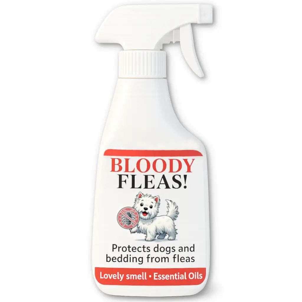 fleas repellent spray for dogs - 100 natural spray no chemicals 