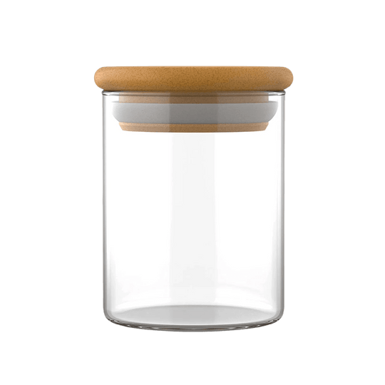 Bamboo Glass Storage Jar