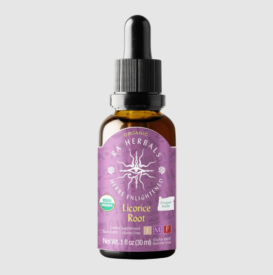 Organic Licorice Root Tincture - STOMACH, LIVER, DIGESTION, MENOPAUSE, RESPIRATORY ISSUES
