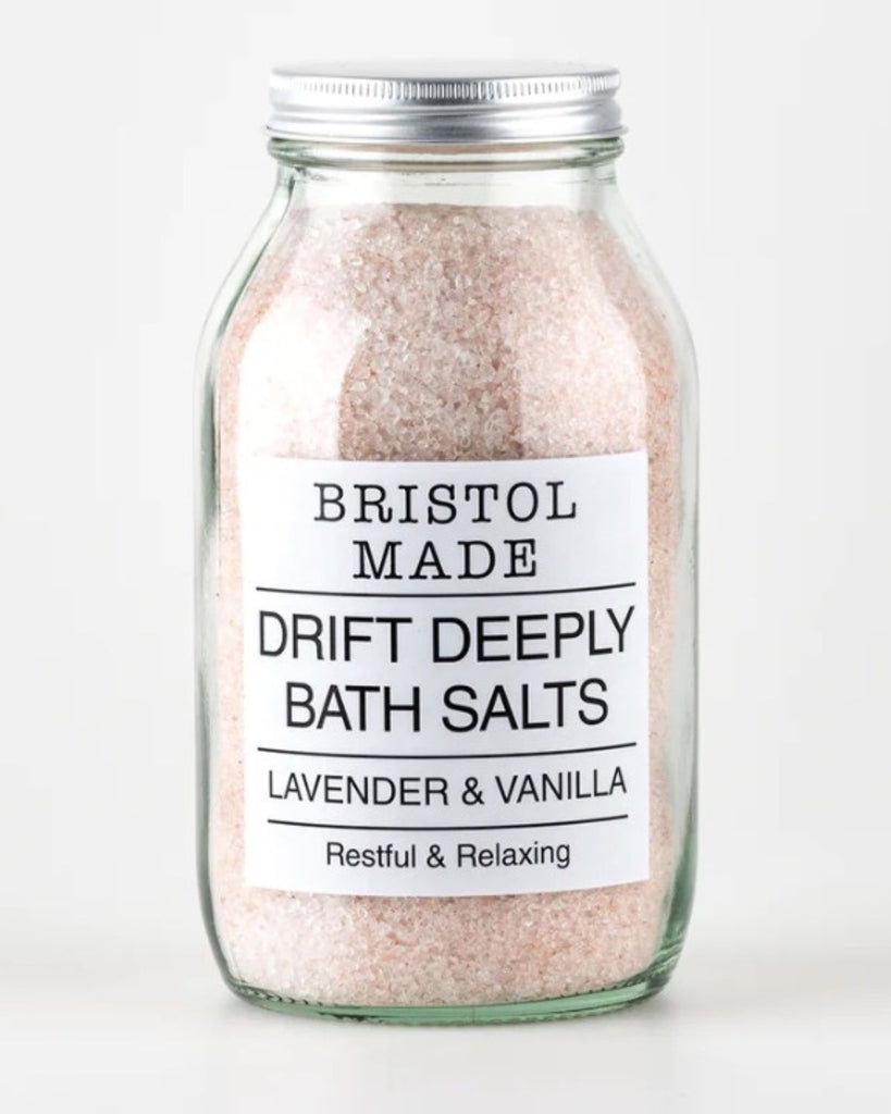 luxury bath salt _ bristol made _ lavender bath soak
