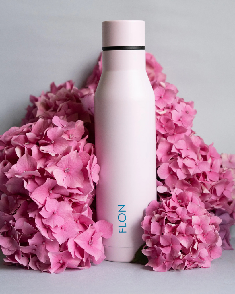 luxury water bottle pink
