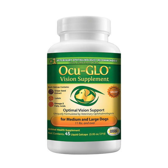 Ocu-GLO Vision Supplement for Medium to Large Dogs (45ct) | Eye Health Support