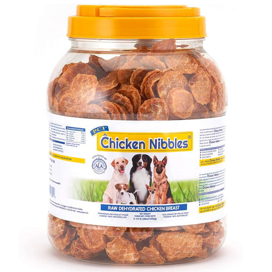 PCI Chicken Nibble Dog Treats – 2.25lb, 100% Real Chicken Breast Bites