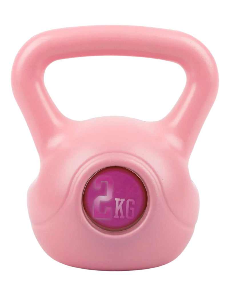 pink kettlebell 