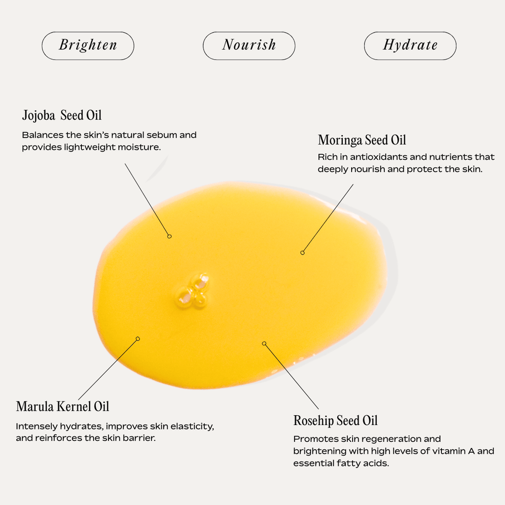 radiance face oil with jojoba