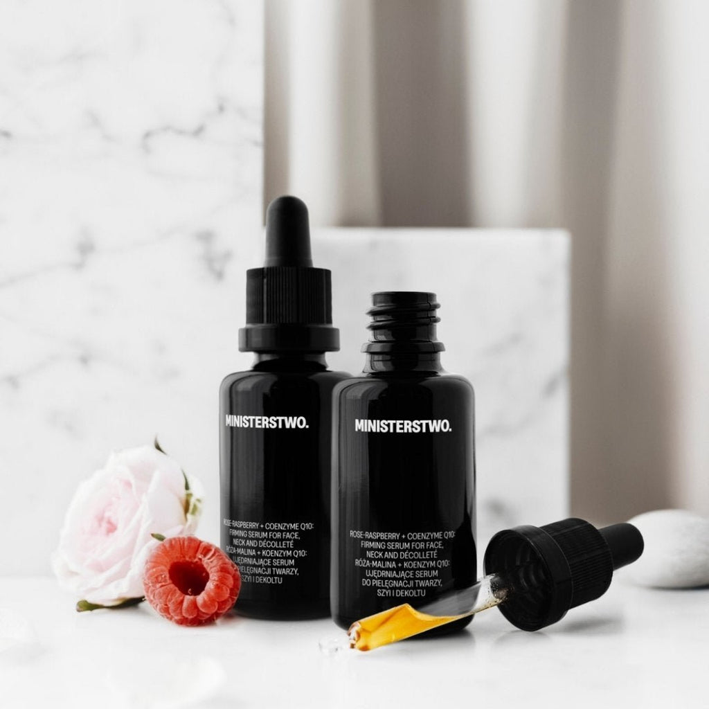 Raspberry Serum ROSE-RASPBERRY +Coenzyme Q10 - Firming serum for face – The Positive ...