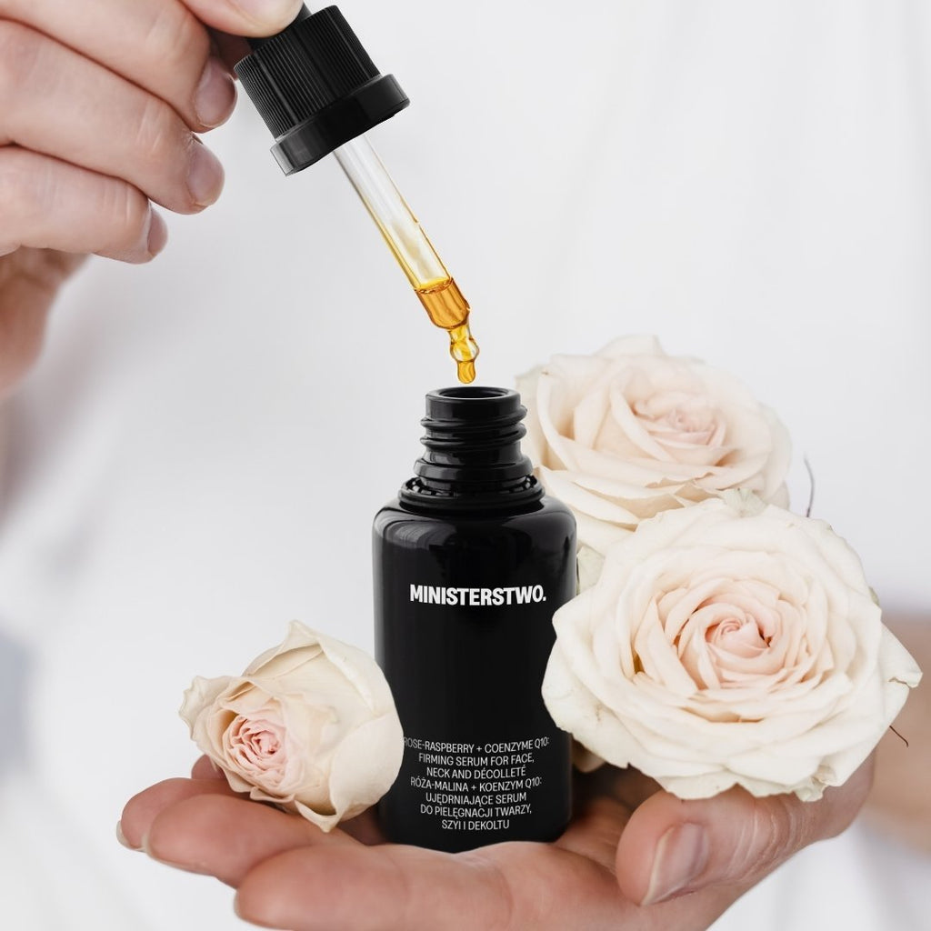 Raspberry Serum ROSE-RASPBERRY +Coenzyme Q10 - Firming serum for face – The Positive ...