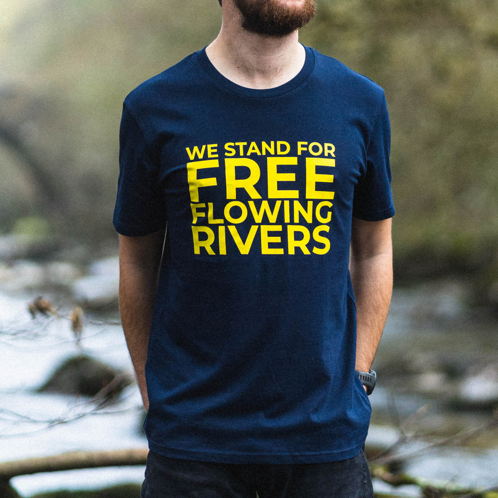 Save Our Rivers T-Shirt - Free Flow - dewerstone - T-Shirt - S