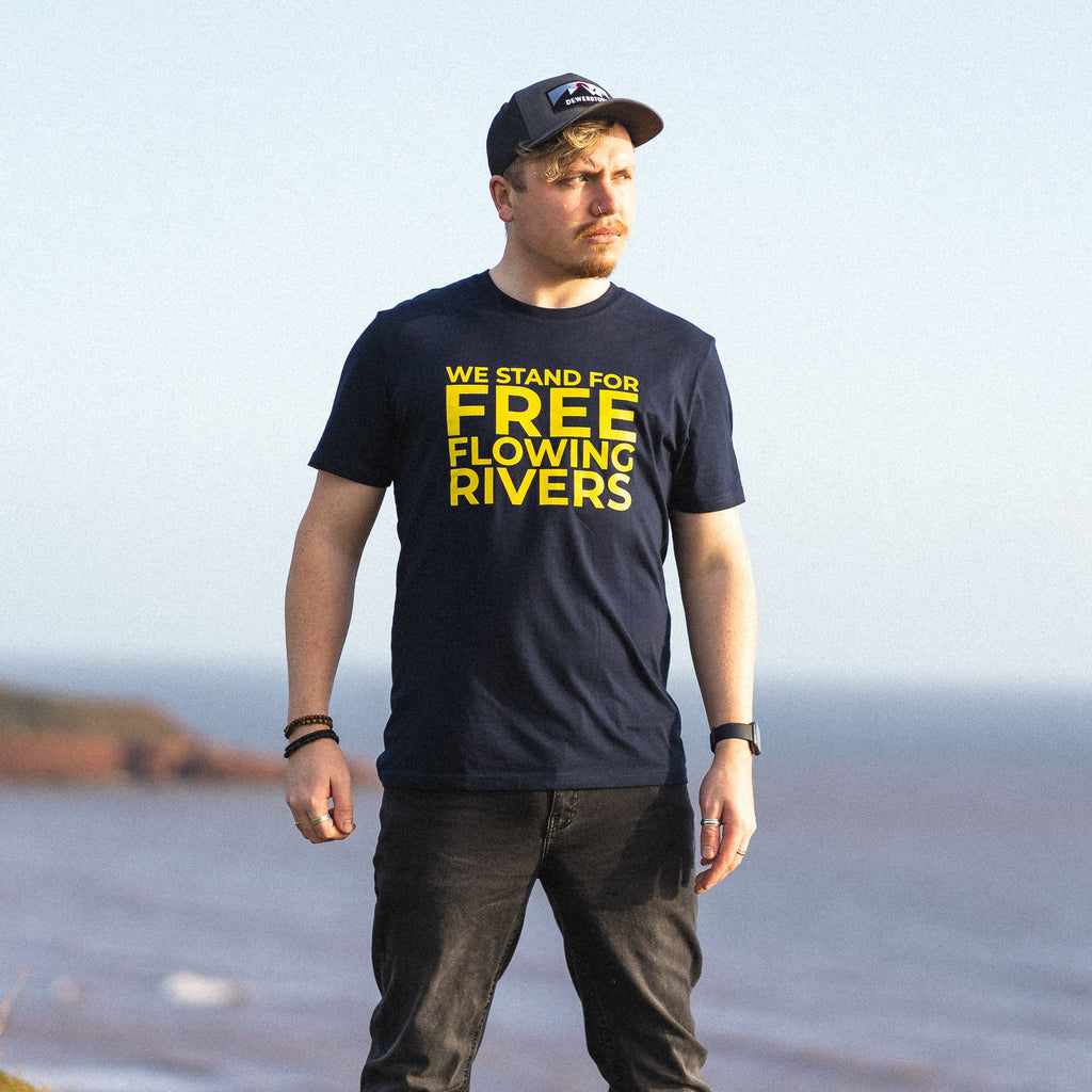 Save Our Rivers T-Shirt - Free Flow - dewerstone - T-Shirt - S