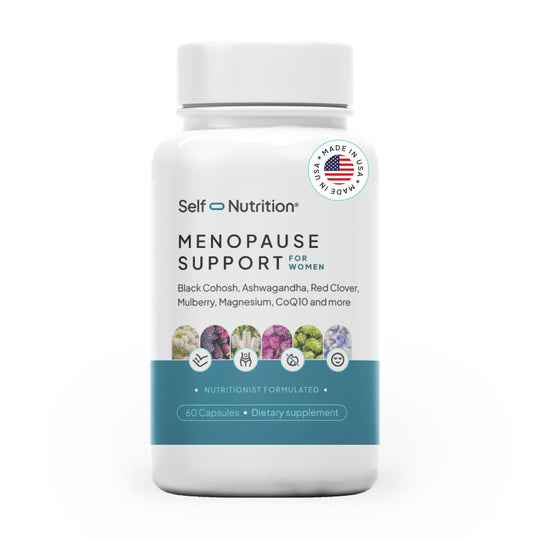 SELF NUTRITION Menopause Support for Women – All-Natural, Hormone-Free Perimenopause & Menopause Support