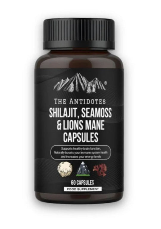 Himalayan shilajit, Seamoss and Lions mane Capsules
