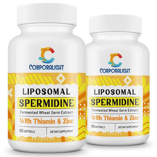 30mg Spermidine – Longevity, High Absorption Liposomal, 120 Softgels
