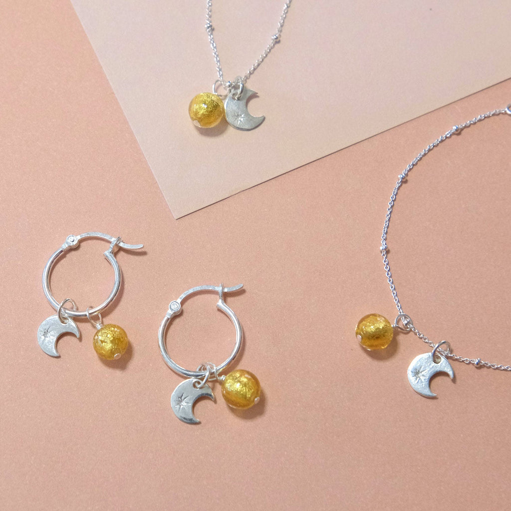 sun and moon necklace - unique gifts for her - unique jewelry 