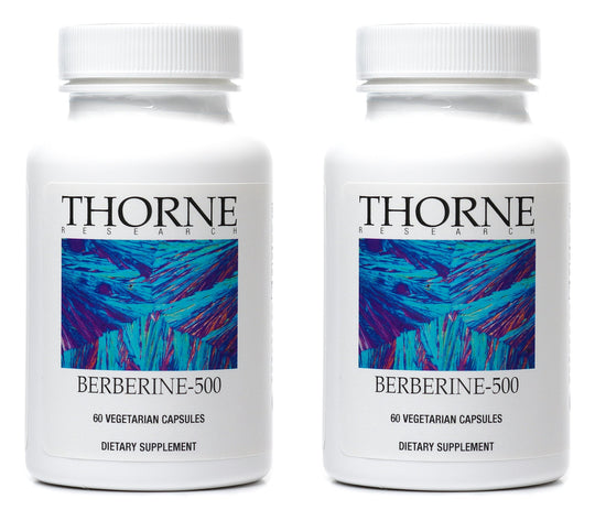 THORNE BERBERINE-500 (Pack of 2) – 60 Capsules Each