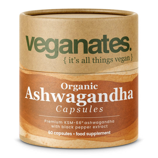 Organic Ashwagandha KSM-66 | 500mg Vegan Capsules