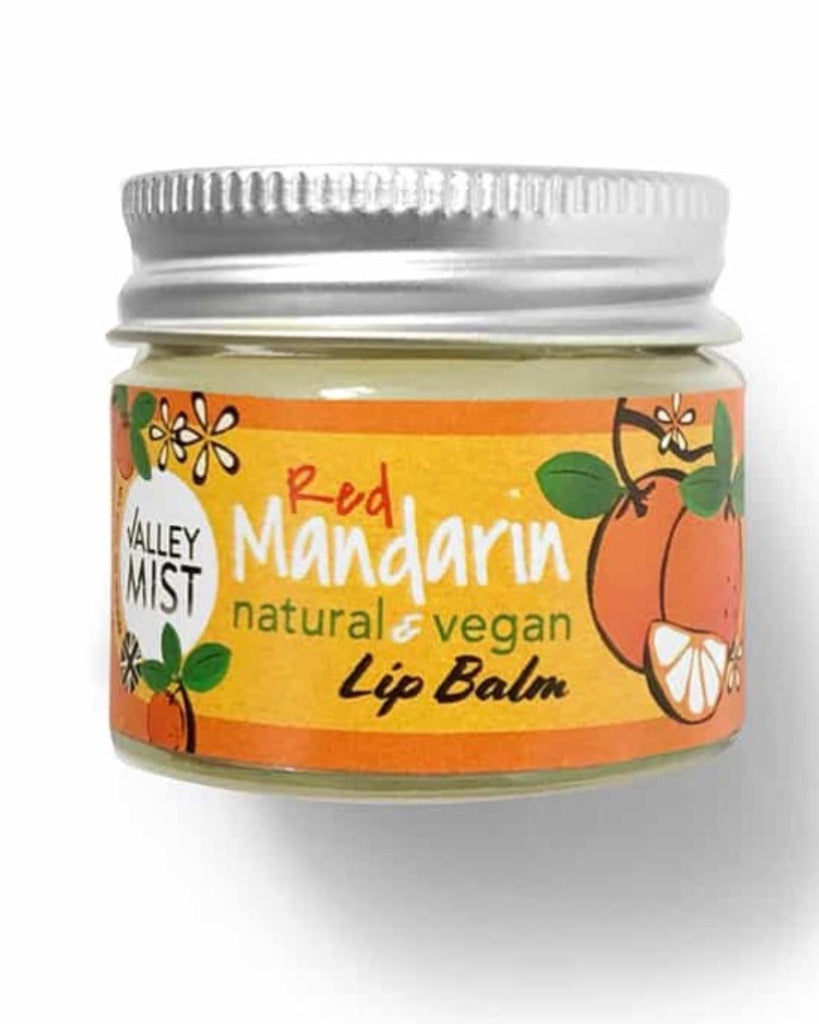 vegan lip balm in a tin _ mandarin lip balm