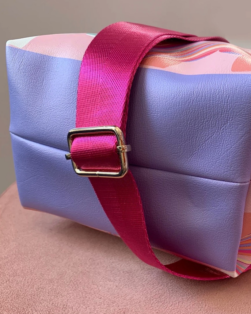 vegan pink bag
