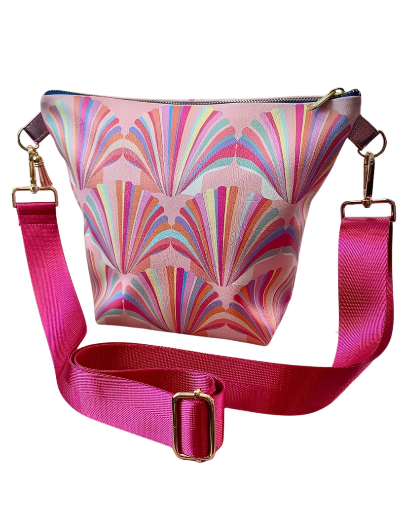 vegan pink handbag
