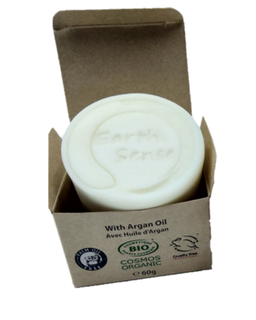 Organic Certified Balancing Solid Shampoo - Lavender & Mint - Dry & all Hair Types 60g 
