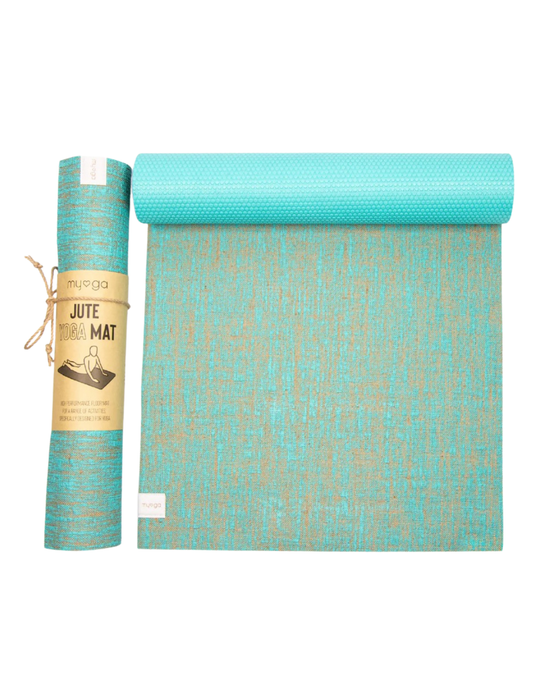 Blue Jute Vegan Yoga Mat