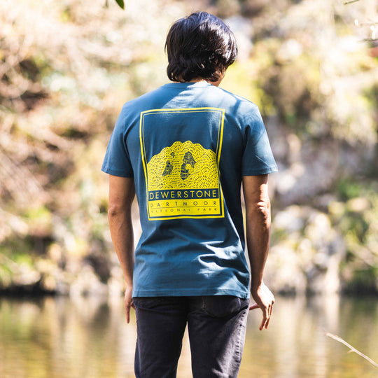 Woodcut T-Shirt - Teal