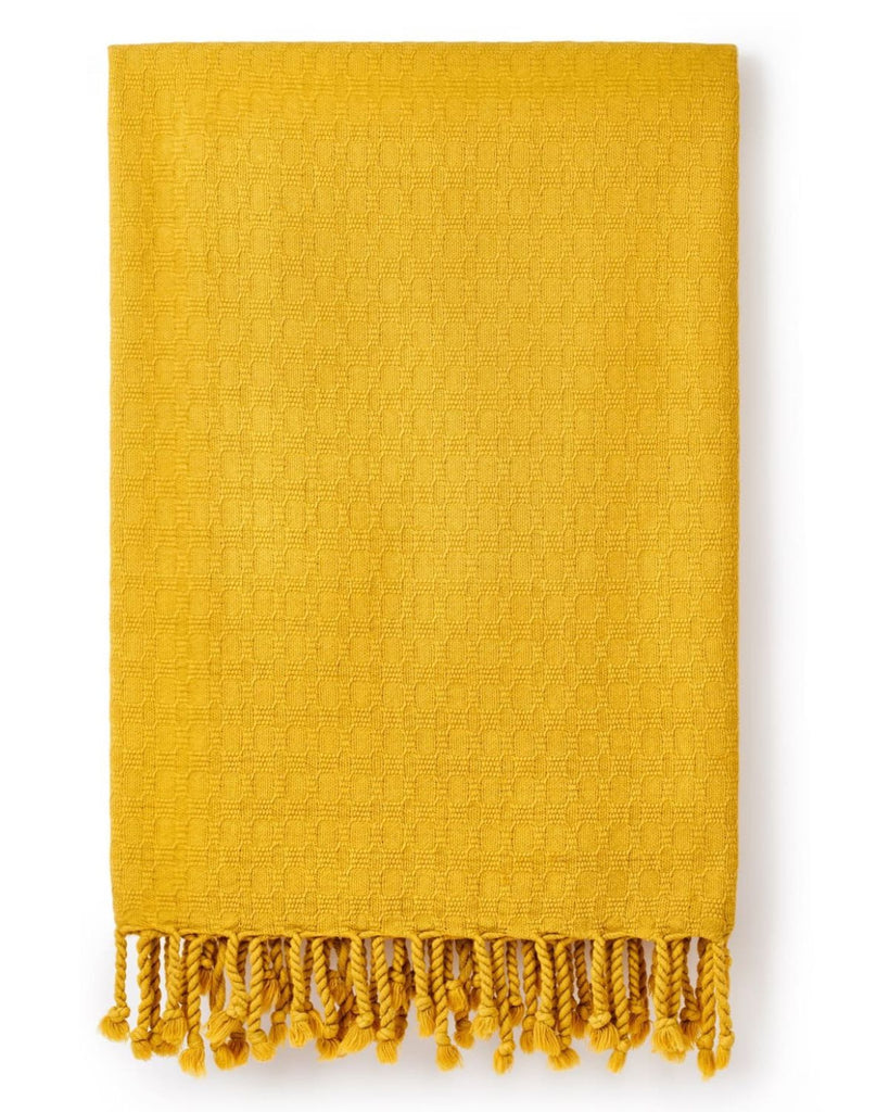 luxury yellow towel