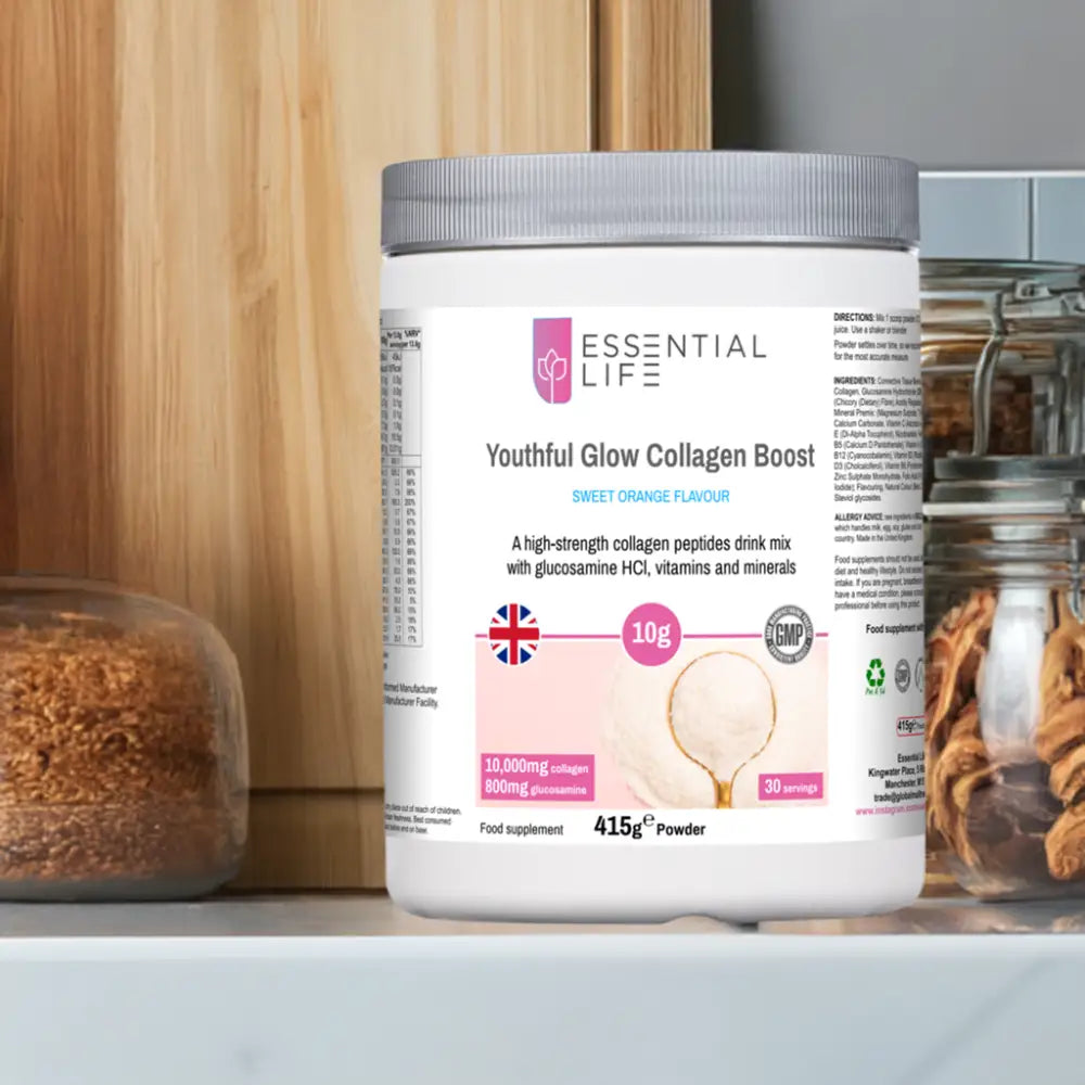 hydrolised collagen - best collagen from uk - Youthful Glow Collagen Boost Powder