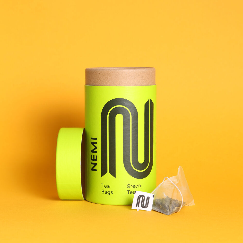 NEMI GREEN TEA Organic Tea Bags Plastic free 