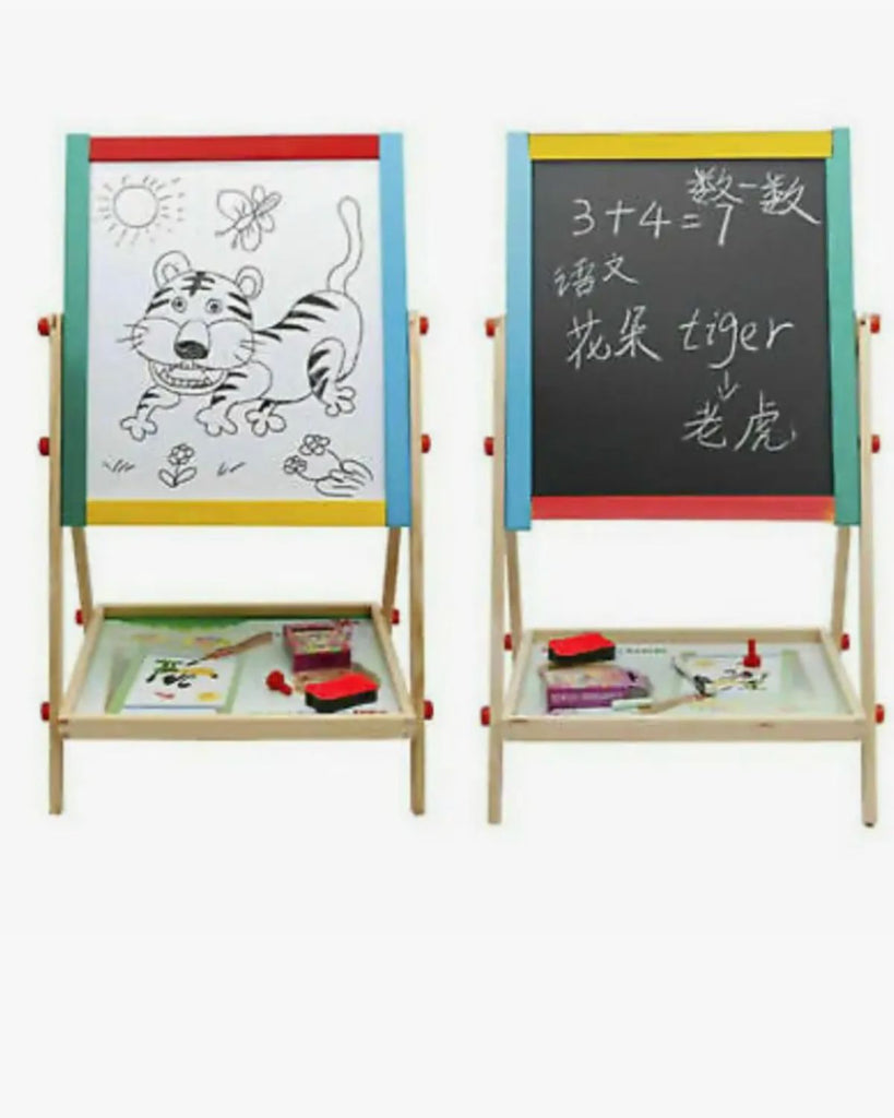 Children’s whiteboard and blackboard