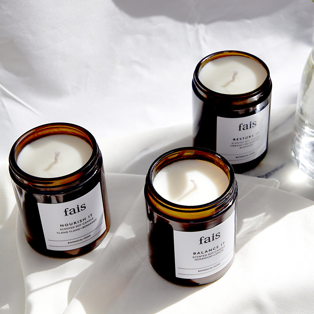 ECO GIFT FOR HER - VEGAN CANDLES LUXURY GIFT SET FROM LONDON