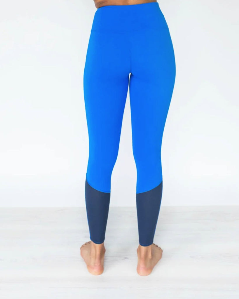 econyl blue leggings