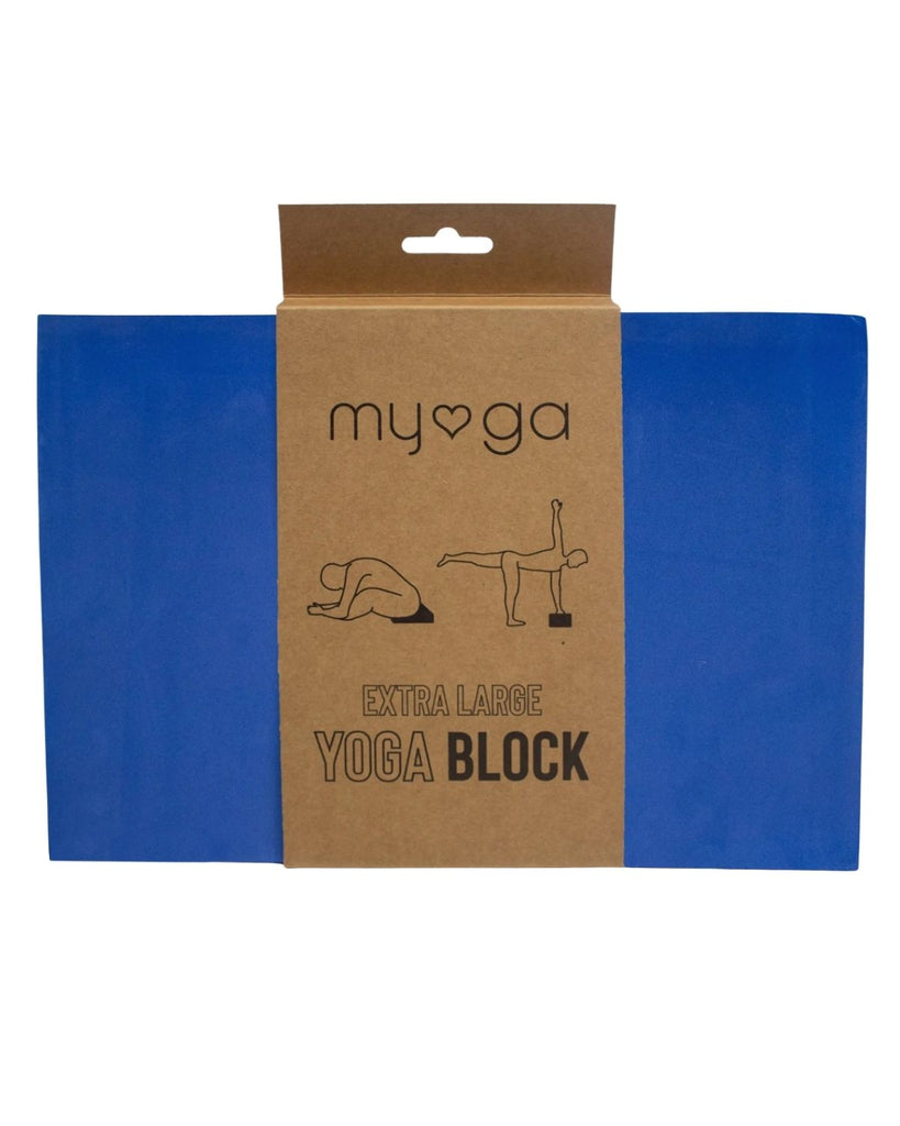 Navy Foam Yoga Block - High Quality Foam & Cork Yoga Blocks - best eco friendly yoga essentials