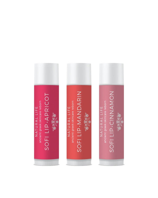 Natural Lip Balms — Apricot, Cinnamon & Mandarin