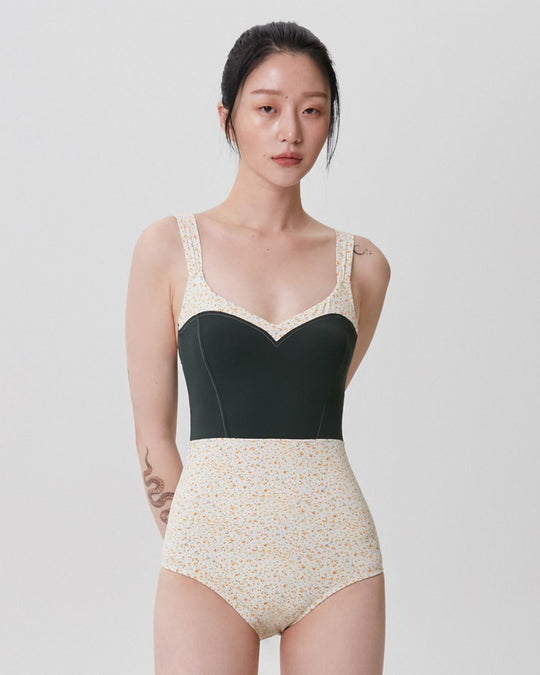Mono Bustier Swimsuit