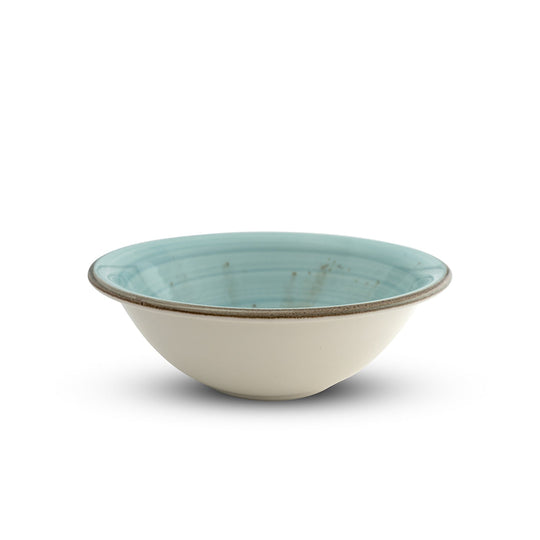 Porcelain Soup-Cereal Bowl Pebble Sea Green 18cm