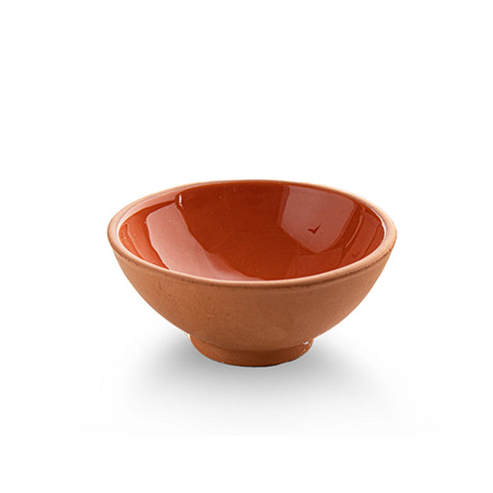 Handmade Ceramic Bowl Moroccan Orange 8cm
