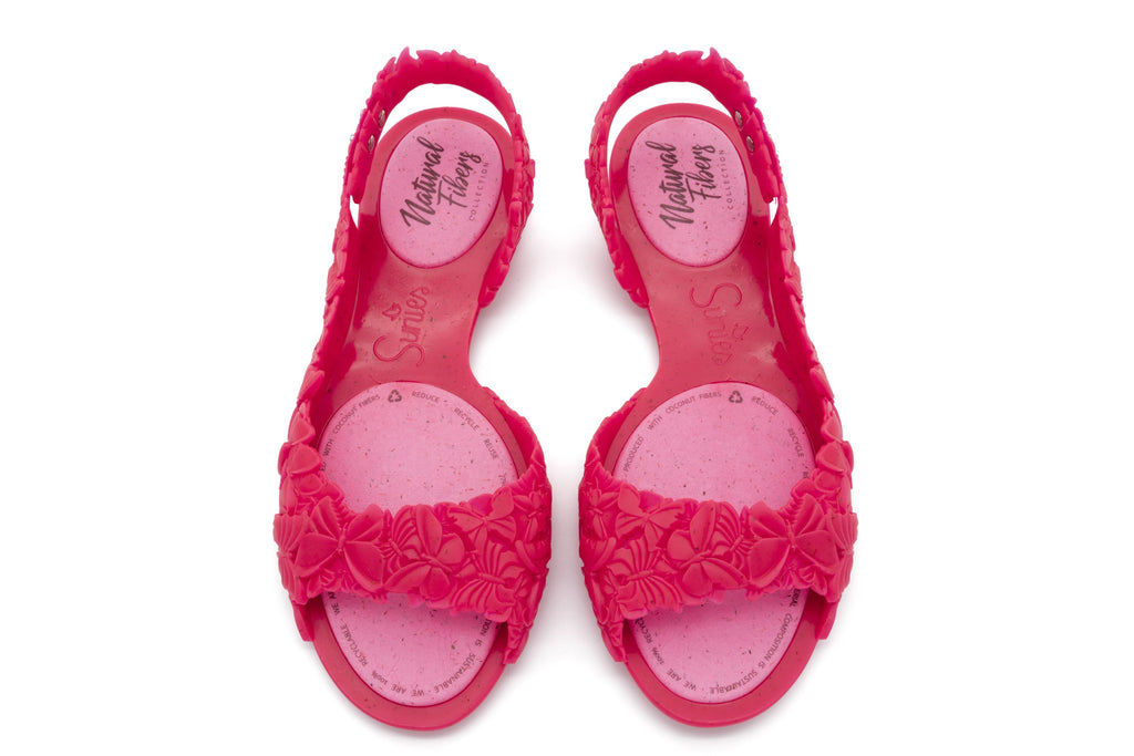 shoes with butterfly - neon pink shoes 