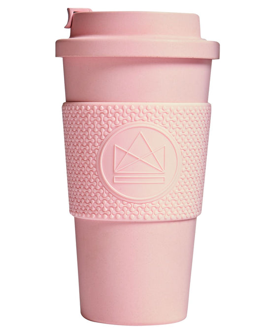 Compostable Pink Coffee Cup