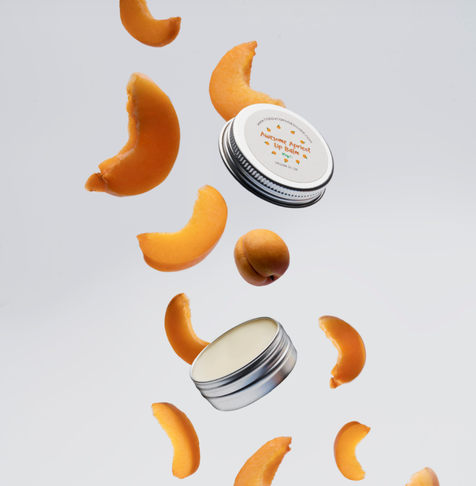 Vegan Luxury apricot Lip Balm - luxury Vegan Skincare